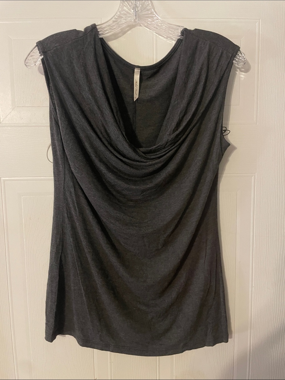 Michael Farrell gray sleeveless tank top